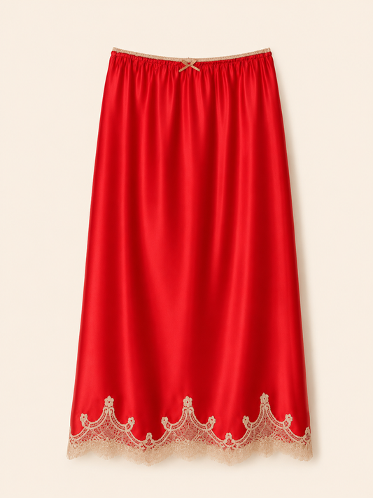 Jupon Gigi Rouge / Beige