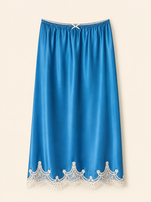 Jupon Gigi Bleu royal / Ecru