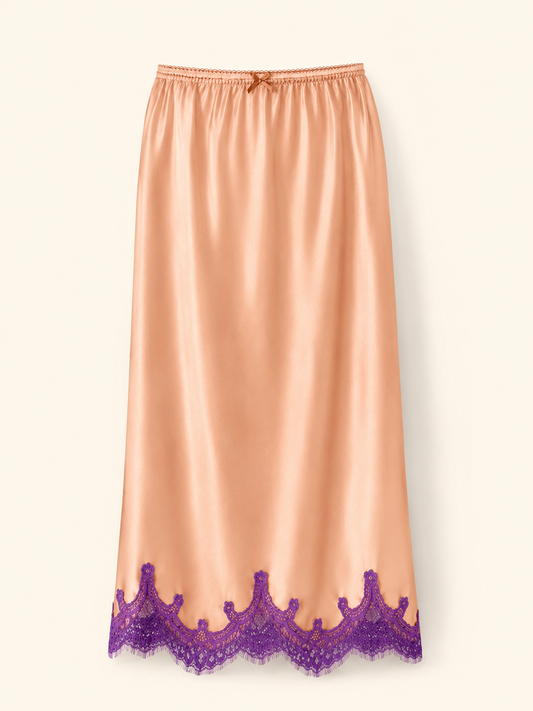 Jupon Gigi Beige rosé / violet