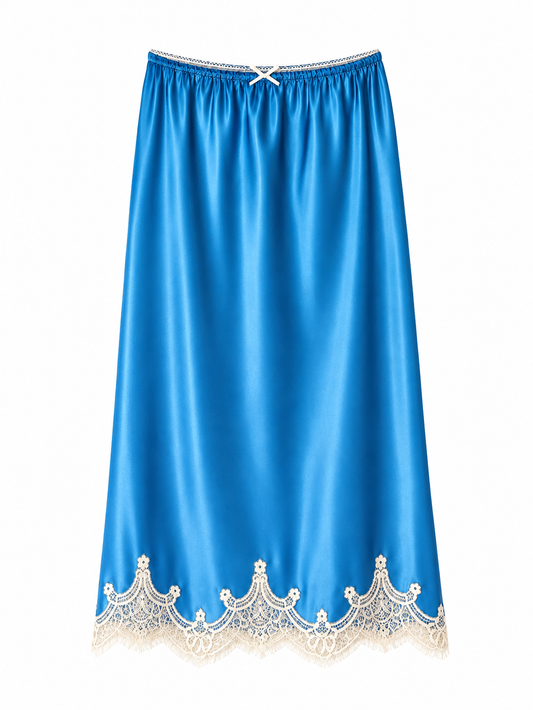 Jupon Gigi Bleu royal / Ecru