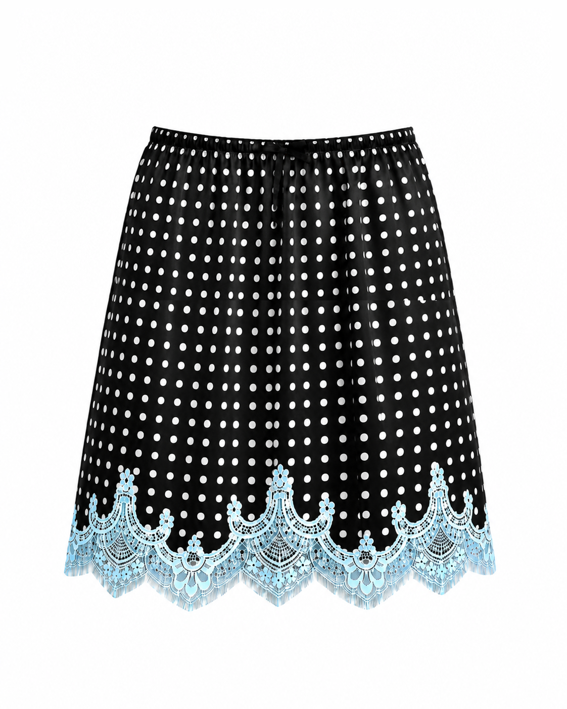 Jupon Suzy Petit pois noir & blanc