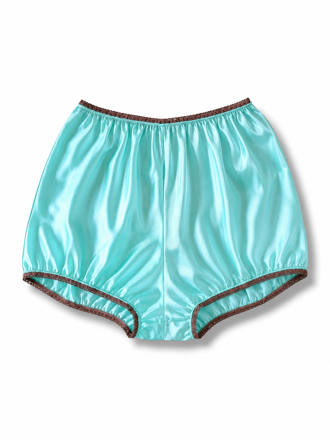 Bloomer Satin Vert Aqua
